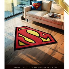 DC Superman Logo Floor Rugs