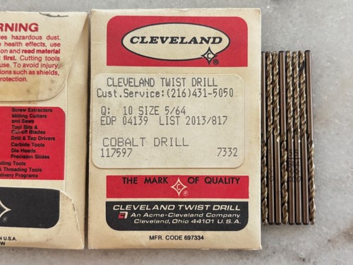 New cleveland twist drill - cleveland,