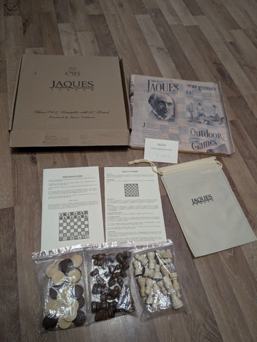 Jaques london wooden chess - of,
