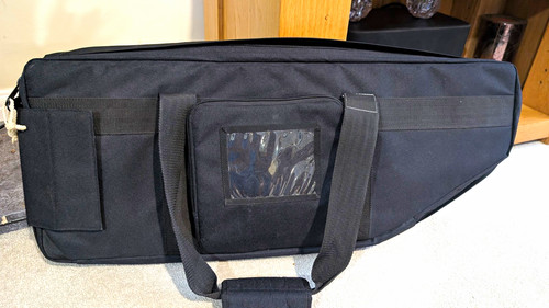 Black tactical rifle - tactical, case