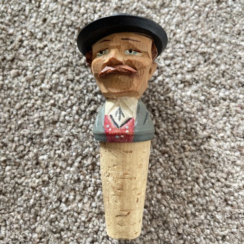 Vintage wine bottle stopper - wine,