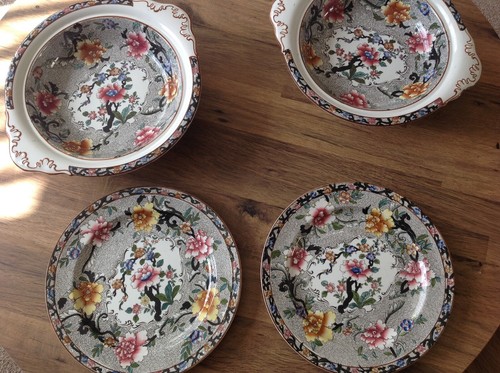 Vintage set plates - vintage, of