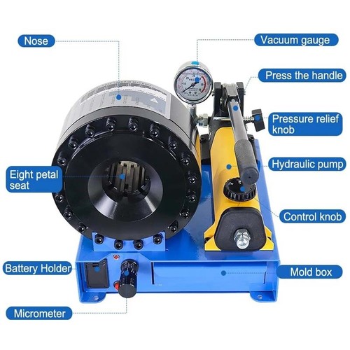 Manual hydraulic hose crimper - hydraulic,