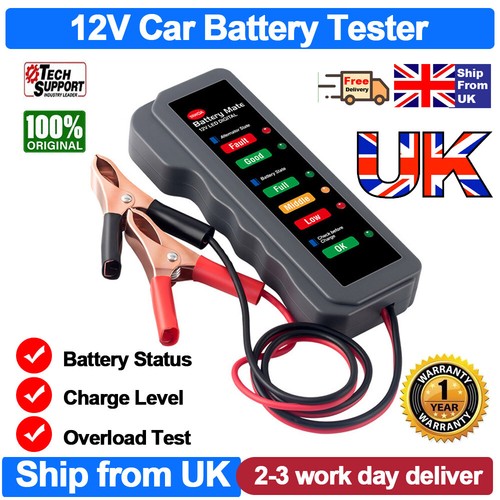 12v car battery tester - 12v,