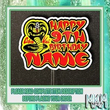 COBRA KAI KARATE Theme Cake