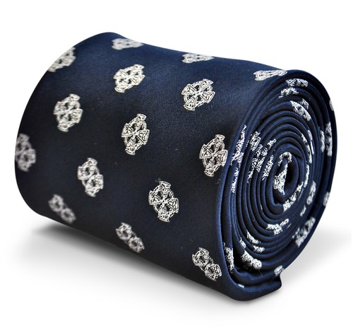 Navy blue mens - tie, with