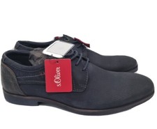 S Oliver Navy High Quality Brogues Shoes Lace Up Size EU 42 REF DHW