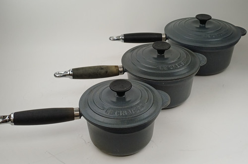 Vintage creuset grey cast - vintage,