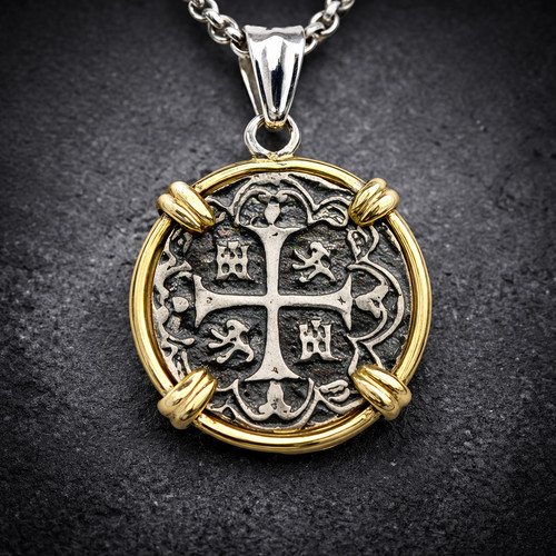 Atocha coin replica pendant - replica,