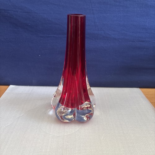 Ruby red art glass - ruby, vase