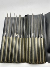 CASE OF 12 GENUINE STUBS ASSORTED NEEDLE FILES. IDEAL FOR JEWELLERS & ENGINEERS.