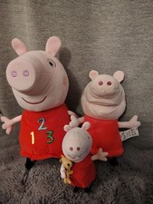 Peppa Pig Teddies Small Medium Large Toy Plush Bundle Soft Toys TV Show - C32