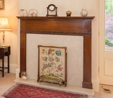 Antique Edwardian Mahogany Fire Surround (Circa 1921)