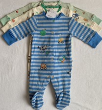 BNWT Baby Boys 3pk Stripe Blue