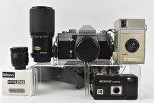 Photography Job Lot x 5 Kodak Praktica Fujian Film Cameras Zoom & CCTV Lenses 