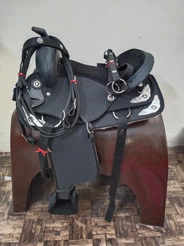 Synthetic black western - synthetic,