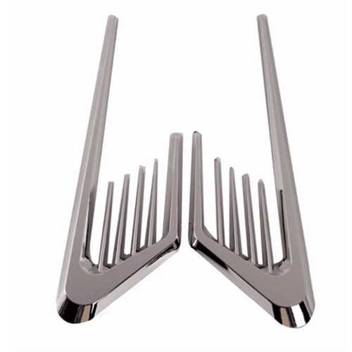 Car fender side vent - 2x, hood