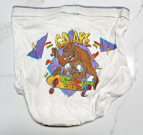 Vintage 1986 boys briefs - 1986, go