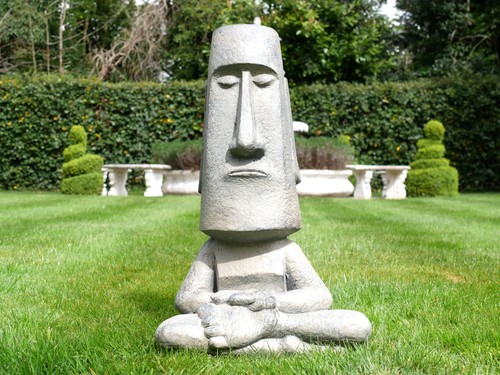 Easter island moai garden - moai,