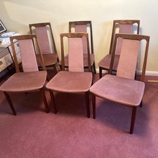 6 X G plan Dining Chairs Dusky