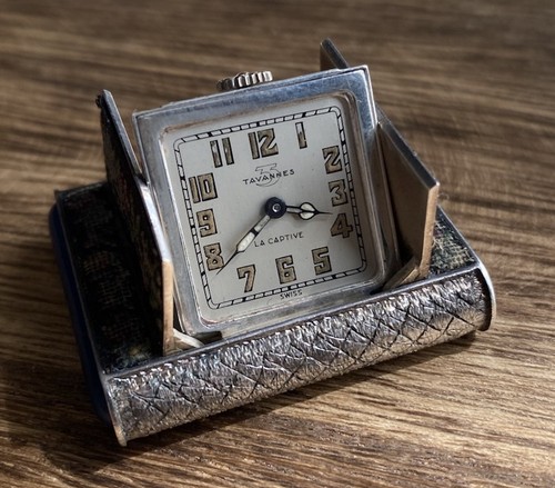 Tavannes 1920s art deco enamel - art,