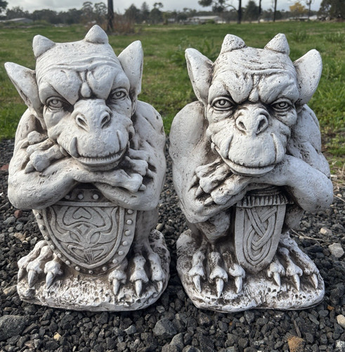 Gargoyle with shield sword - gargoyle,