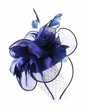 Flower Net Hat Veil Fascinator