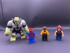 Lego Marvel  figures from set 76016 Spider Helicopter Rescue Green Goblin etc..