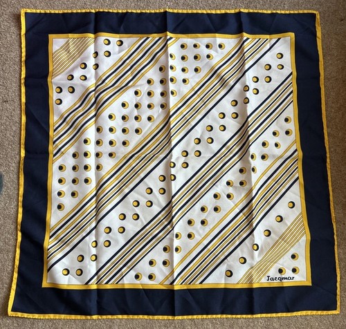 Vintage jacqmar silk scarf - vintage,