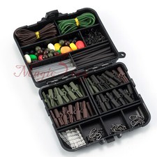 Carp Fishing Accessories Terminal End Tackle Box Lead Clips Hooks Swivels