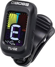 Boss Tu-02 Chromatic Clip-on Tuner For Guitar, Bass And Ukulele | Reliable