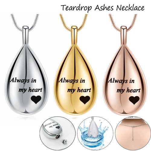 Teardrop urn necklace for - teardrop,