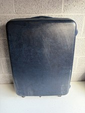Samsonite Oyster Navy Blue Hard Shell Suitcase Large - Excellent 4 Wheel