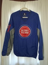 Detroit Pistons Men's Slim Shady NBA Jersey Small Windbrake