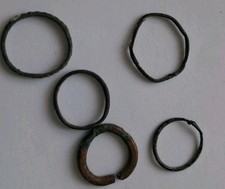 LOT OF 5 ANCIENT CELTIC BRONZE