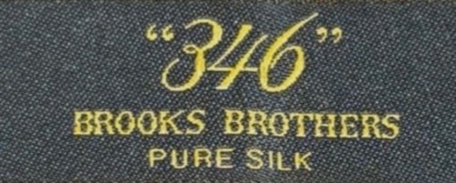 Brooks brothers 346 silk - brooks, “346”