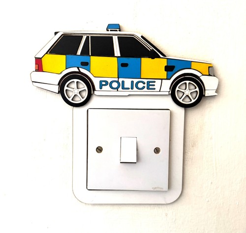 Police car light - switch, frame