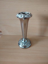 Silver plated posy - bud,