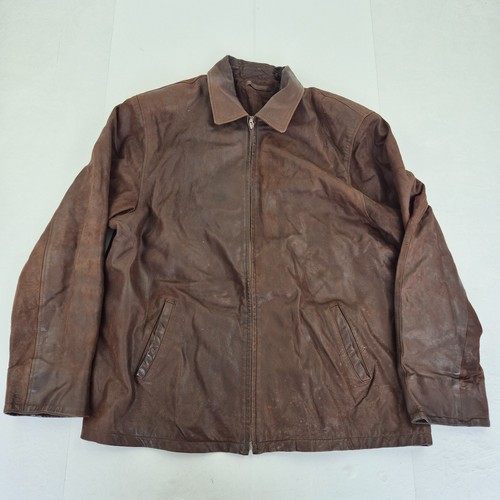 Chevignon leather jacket xxxl - chevignon,