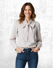 Women’s Tie Neck Blouse