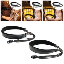 PU Saxophone Neck Strap, Instrument Accessories, Adjustable Saxophone Strap,