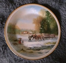 Vintage Fine China 20cm Collectors Plate Charms of Country Life - Days End