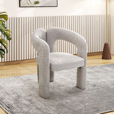 Modern Boucle Makeup Chair