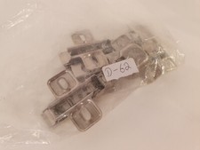 3 X Blum 71M2550 100 Degree Clip on Full Overlay Hinges & 173L6100 Mount Plate