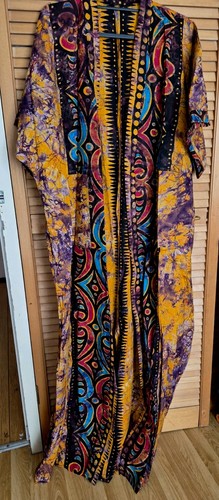 African print cotton kaftan - cotton,
