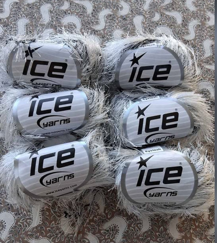 Eyelash yarn ice - -, yarns