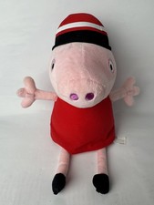 Cycling Peppa Pig soft toy