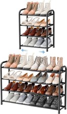 Expandable Shoe Rack, 4 Tier