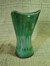 Vintage Dartmouth Pottery Green Tricorn No.256 Vase.