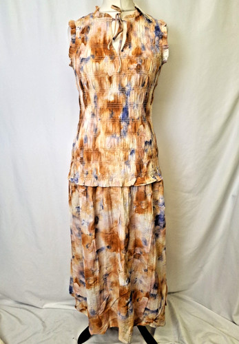 Per una maxi midi shirred - una,